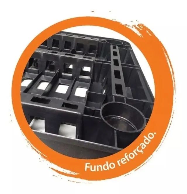 Estante Modular Com 5 Prateleiras Suporta Até 250kg Preto  - Foto 3