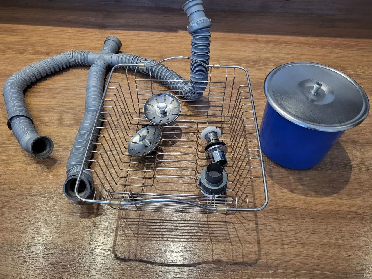 Cuba Dupla com Lixeira Funzionale 920x450x230mm - Debacco - Foto 6