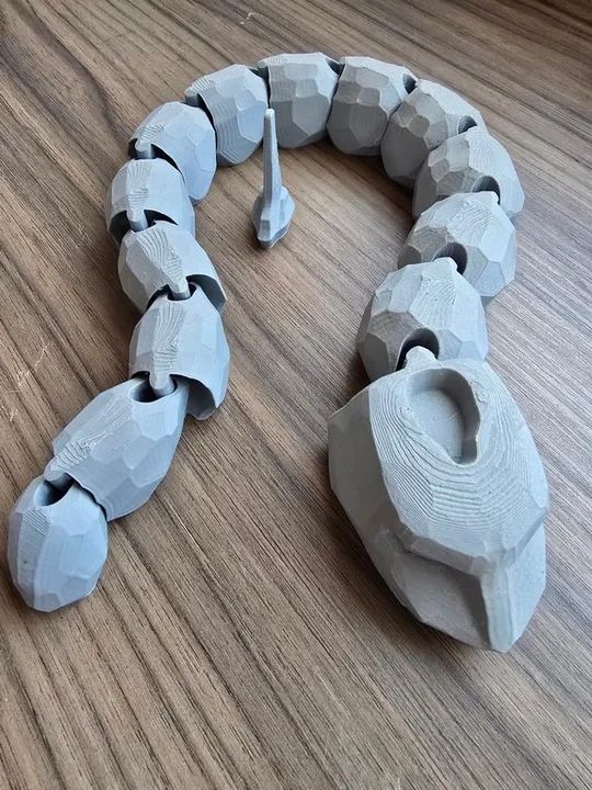 Ônix Flexivel Pokemon Impresso em 3D - Foto 3