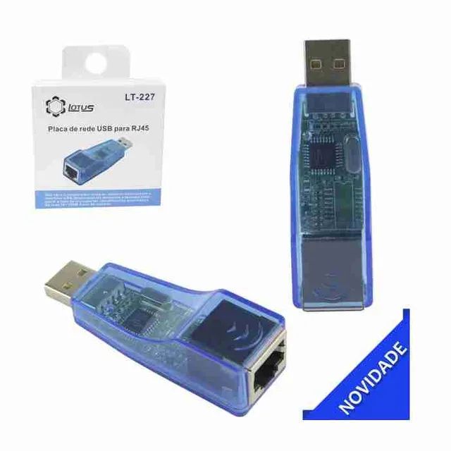 Placa de Rede Usb 2.0 e 3.0 para PC Notebook Novo - Foto 2