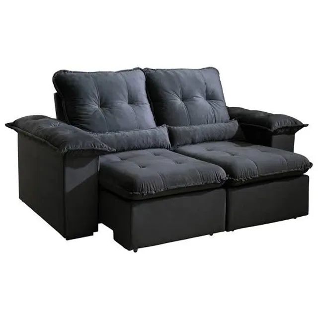 Sofa retrátil e reclinável aifos 2 metros  - Foto 4