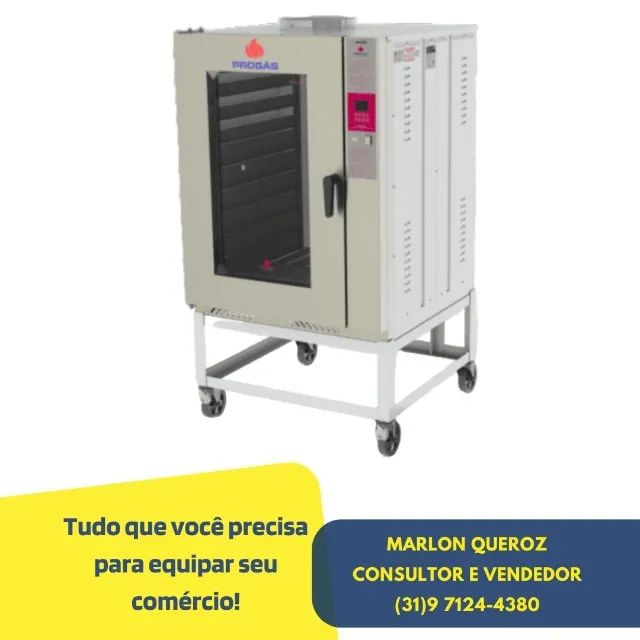 Forno Turbo 8 Esteiras Elétrico Progas