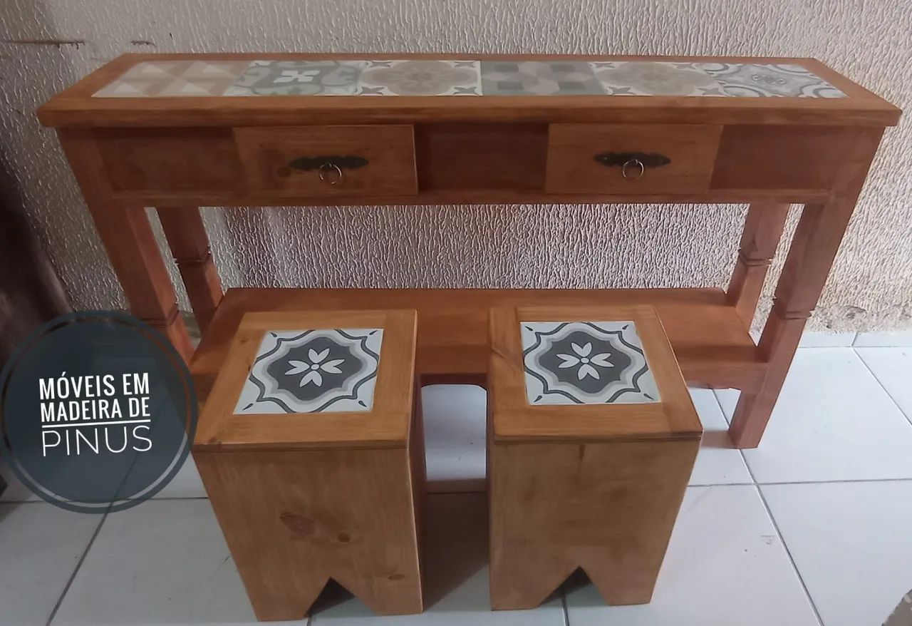 Aparador rustico em pinus 