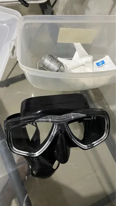 Máscara de Mergulho e respirador seasub - Ótima para mergulhos!