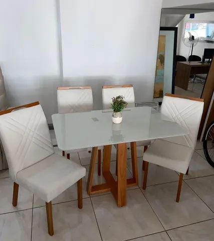 Mesa de jantar 4 lugares Emyle  - Foto 2