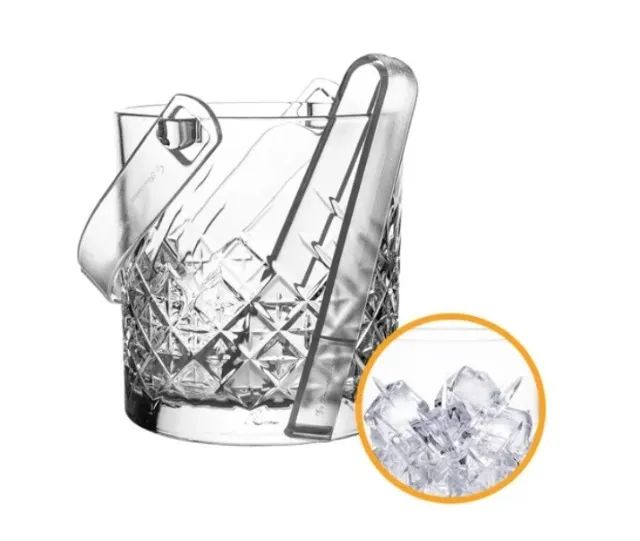 Balde para Gelo com Pinça - karat Pasabahce - Foto 5