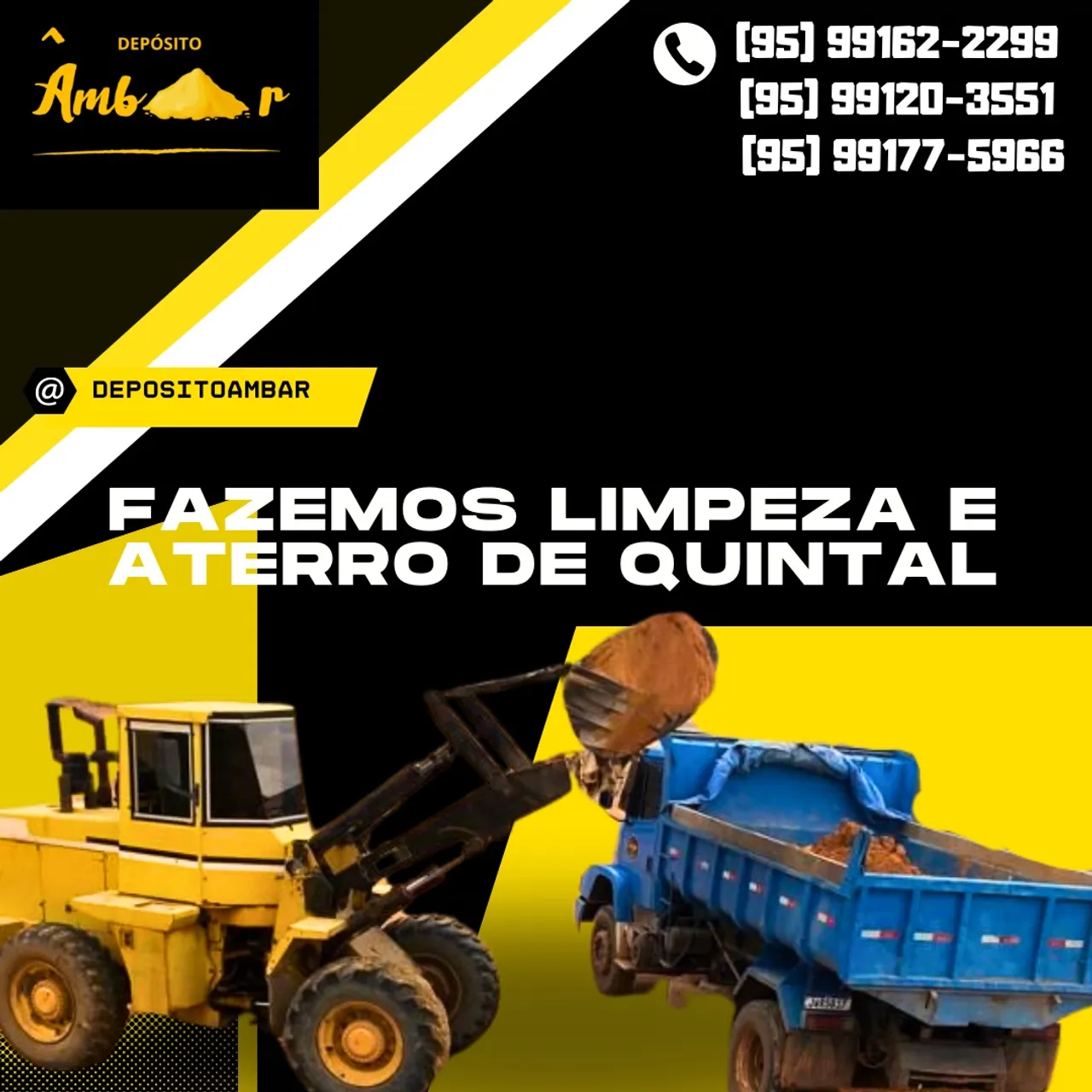 Limpeza e aterro de quintal