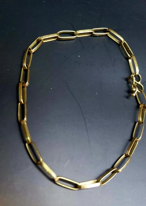 Pulseira maciça Cartier em ouro 18k