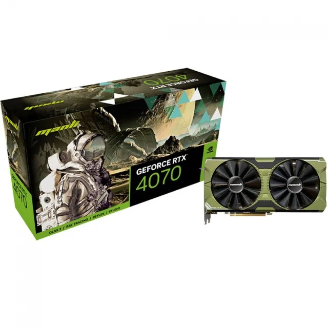 Placa de Vídeo GeForce RTX 4070 12GB GDDR6 Manli 192 Bits 2 Anos de Garantia - WZetta