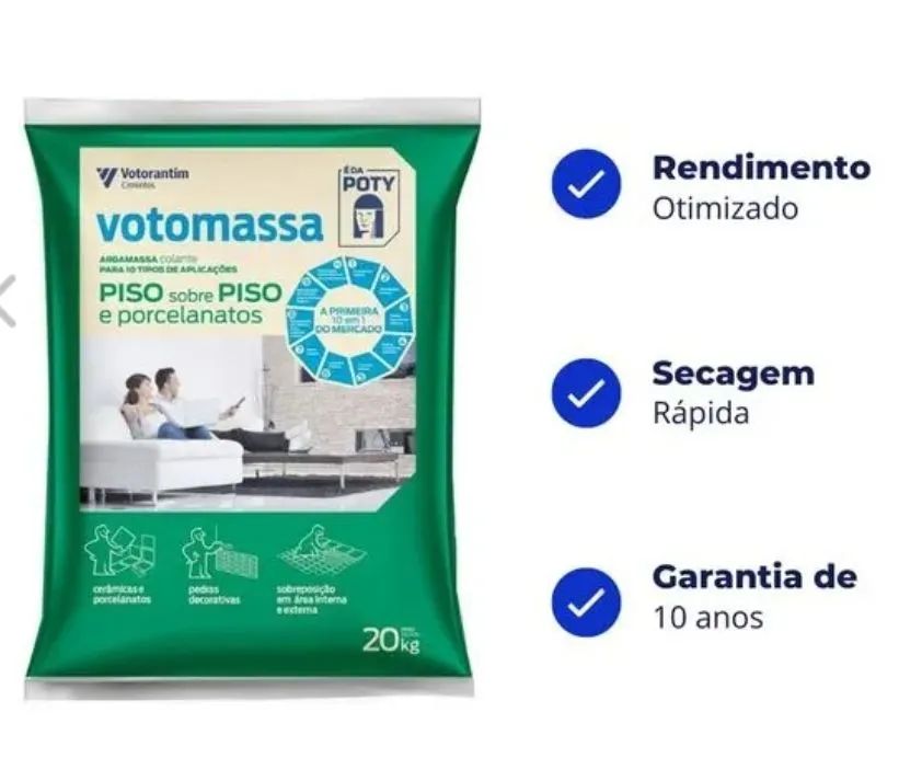 Argamassa piso sobre piso e porcelanato votomassa(POTY) - Foto 2