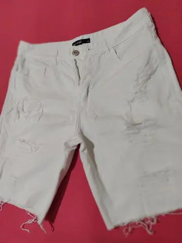 Bermuda Jeans Pool Branca