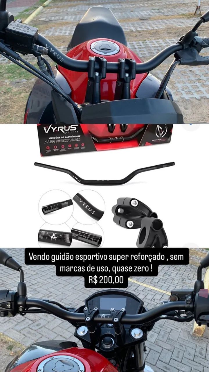 Guidão com alongador vyrus - Foto 4