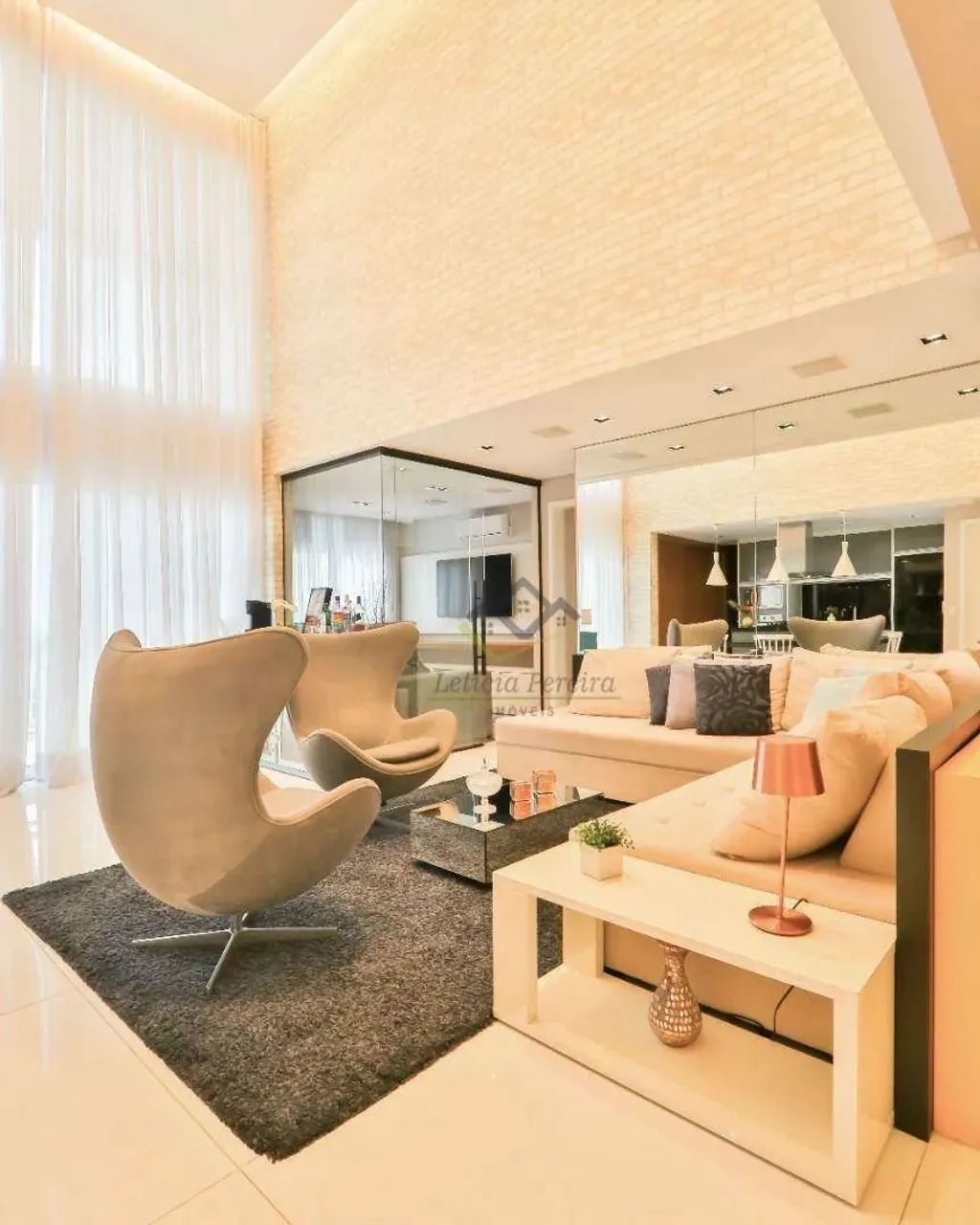 Apartamento com 2 dormitórios para alugar, 107 m² por R$ 11.500,00/mês - Alphaville - Sant - Foto 3