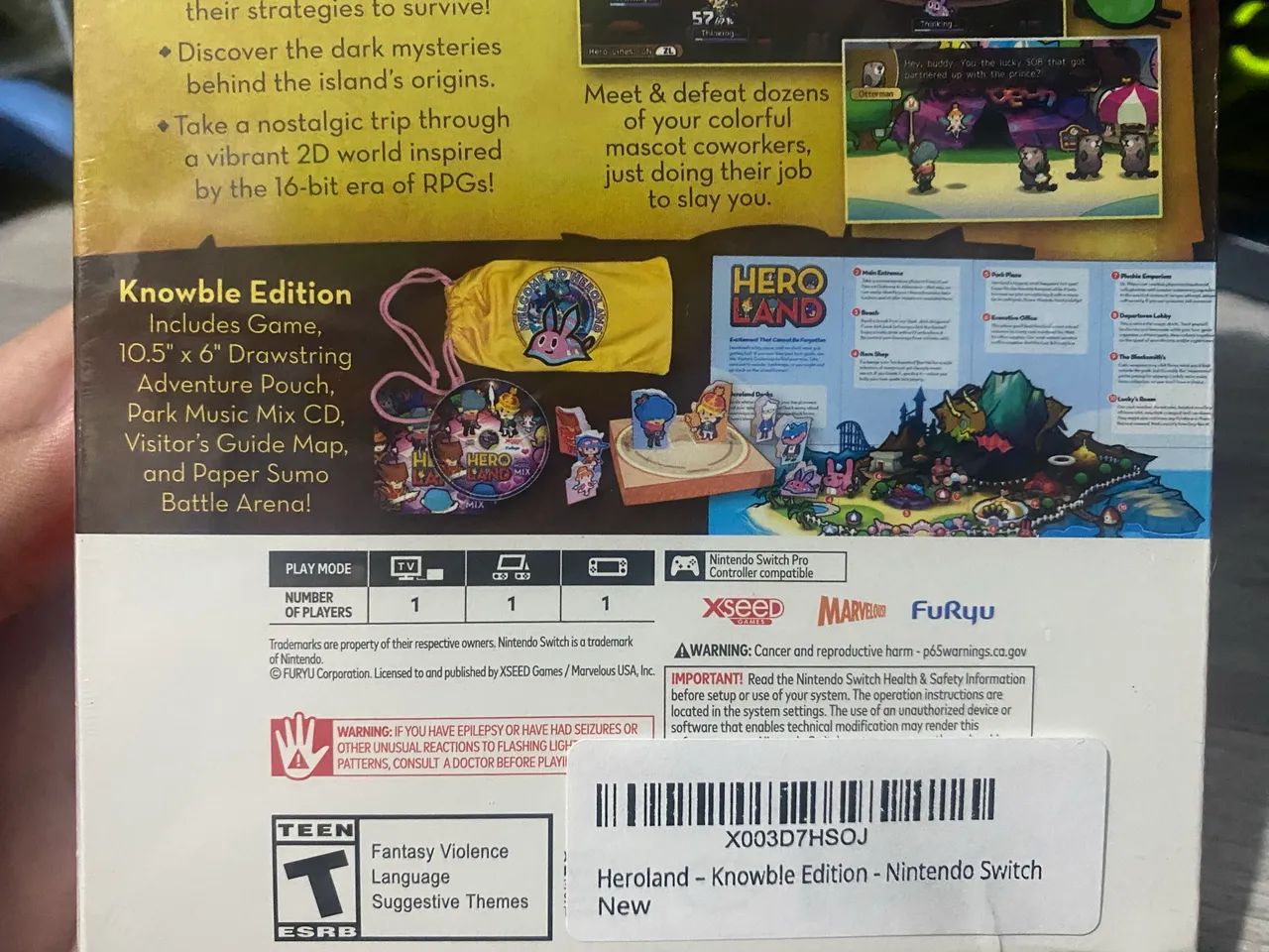 Nintendo Switch Hero Land Knowble Edition Lacrado - Foto 3