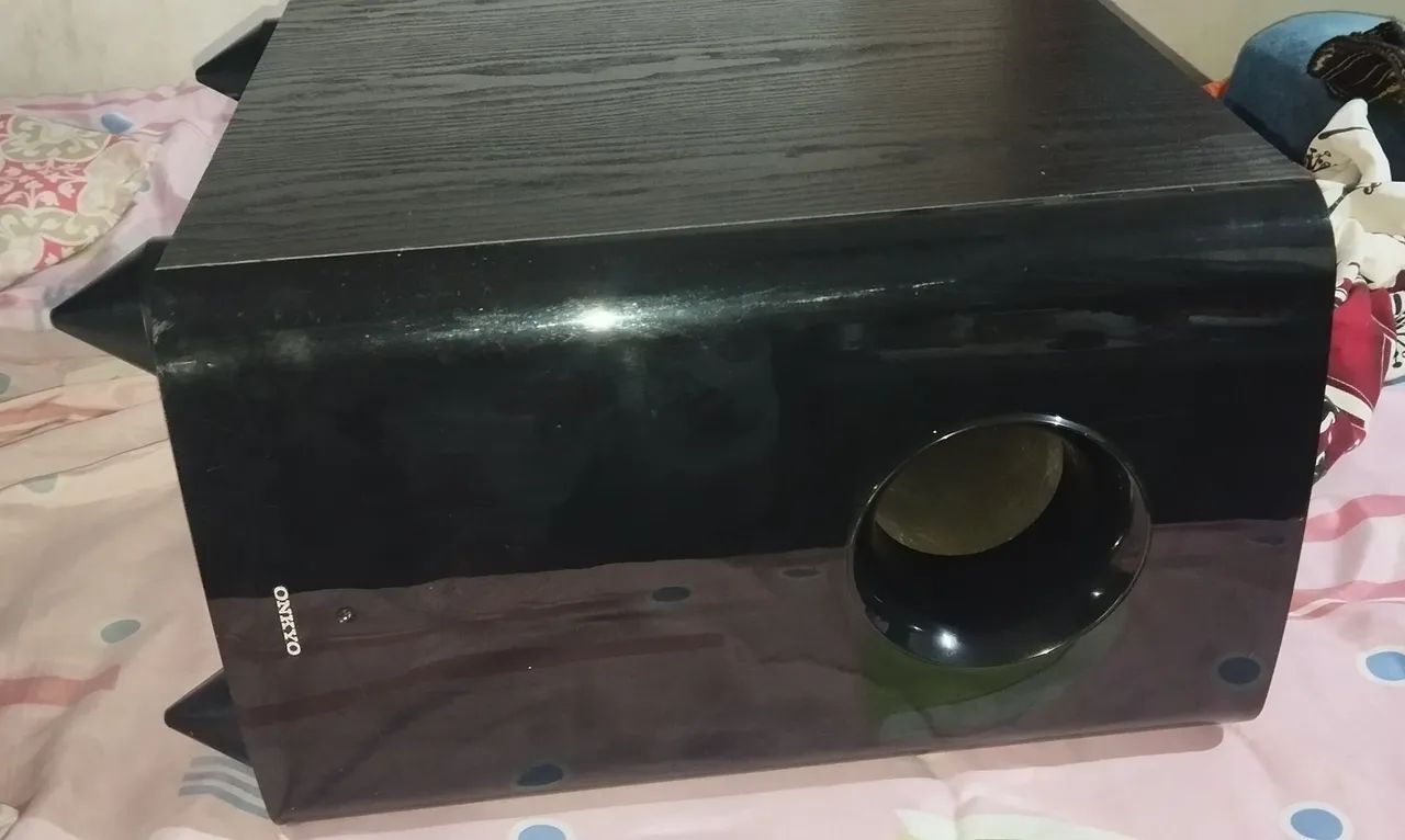 subwoofer onkyo ativo 200w - Foto 2