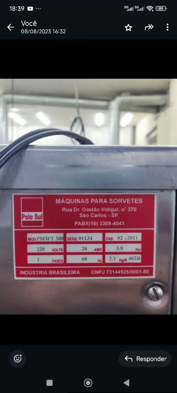 Máquina de sorvete, milkshake, casquinha, cascão e sundae - Foto 3