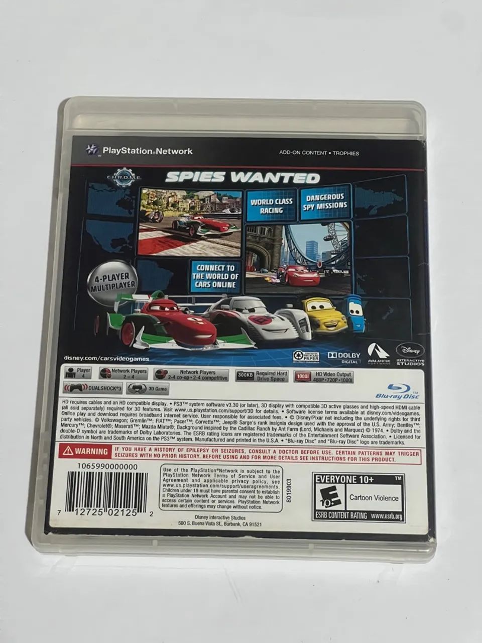 Cars 2 - PS3 - Raro - Foto 3