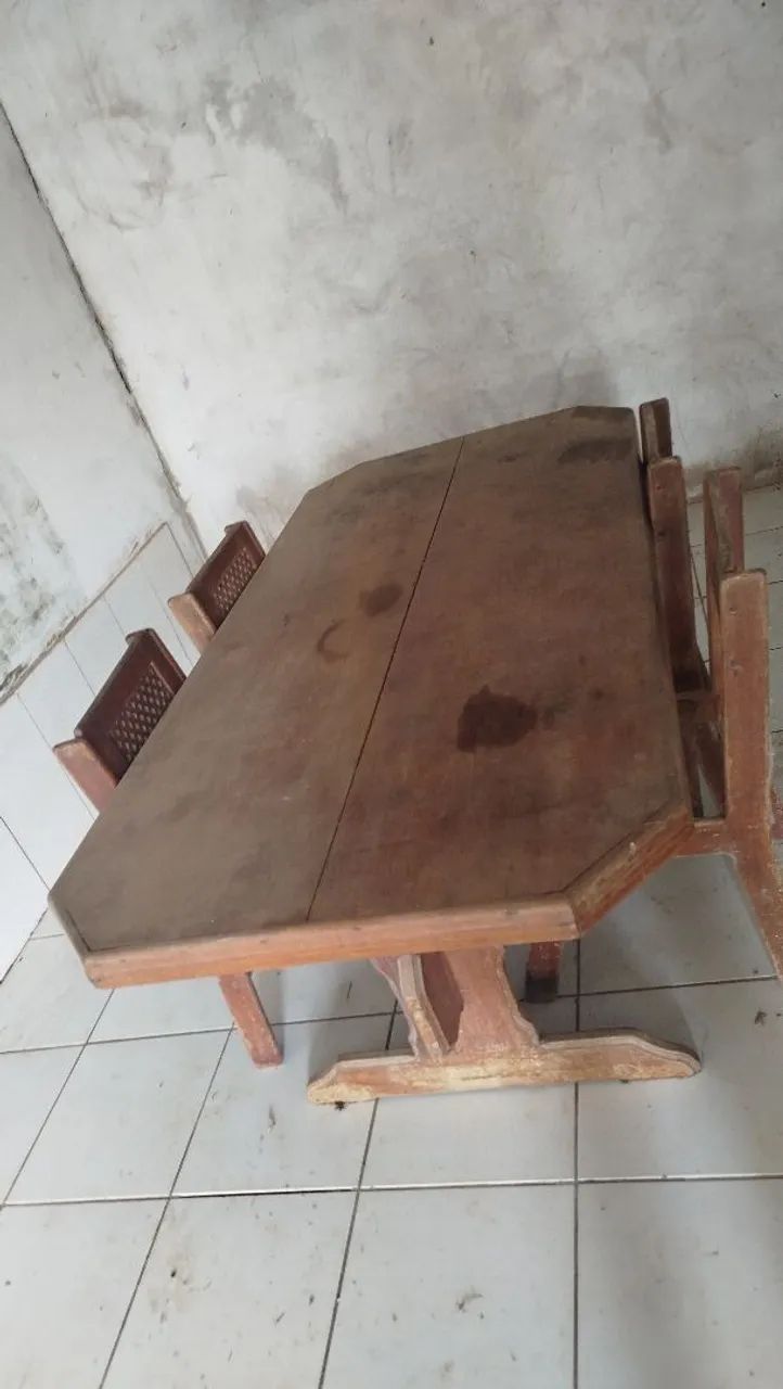 Vendo jogo de mesas de madeira  - Foto 3
