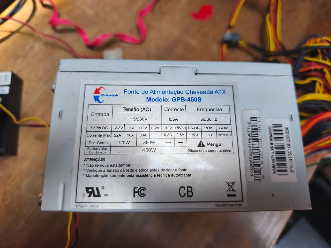 Fonte de computador + DvD + leitor de cartão  + cooler  - Foto 6