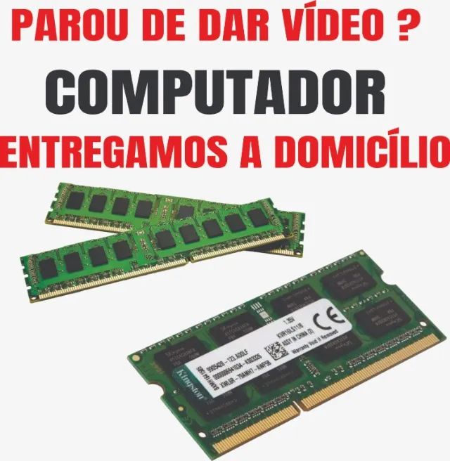 Seu computador anda travando muito ! Memória ram ddr 3/ddr4 
