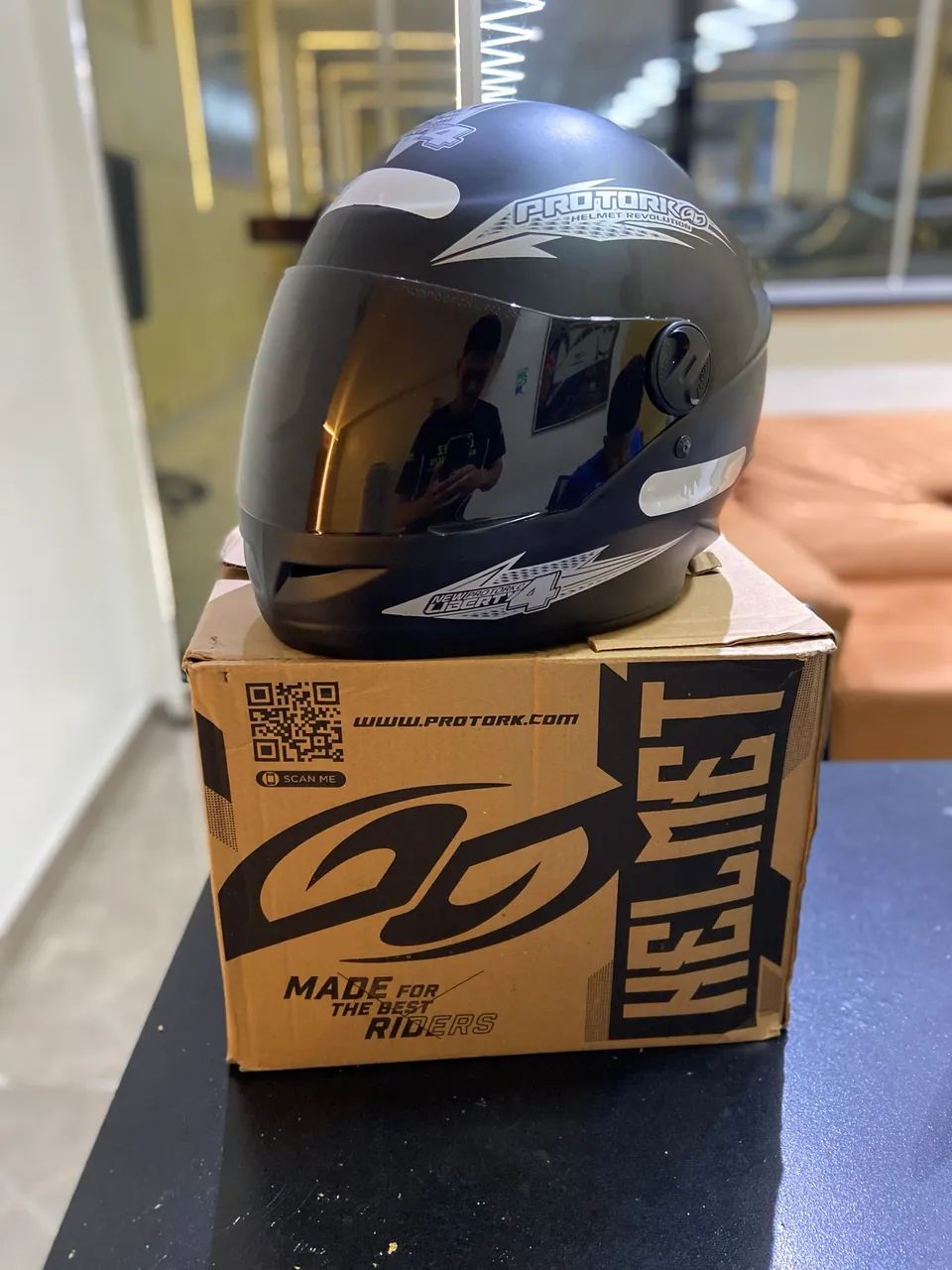 Capacete Protork Lacrado  - Foto 5