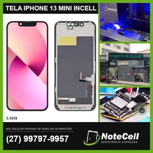 TELA / DISPLAY P/ IPHONE 13 MINI INCELL LCD - Instalação em 30 Minutos!!!