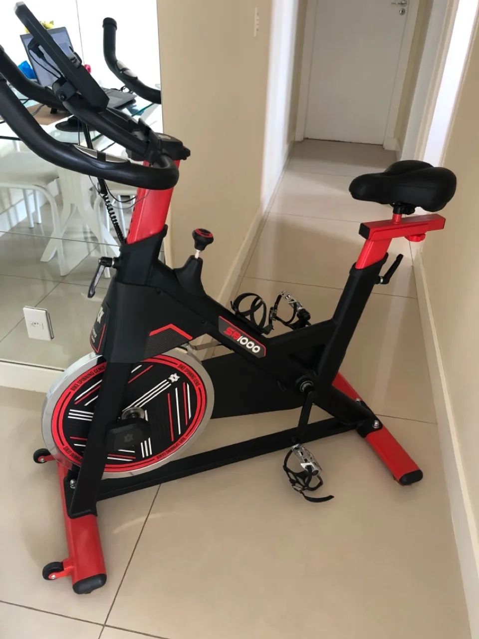 Bicicleta Spinning com disco de inércia de 10Kg. - Foto 3