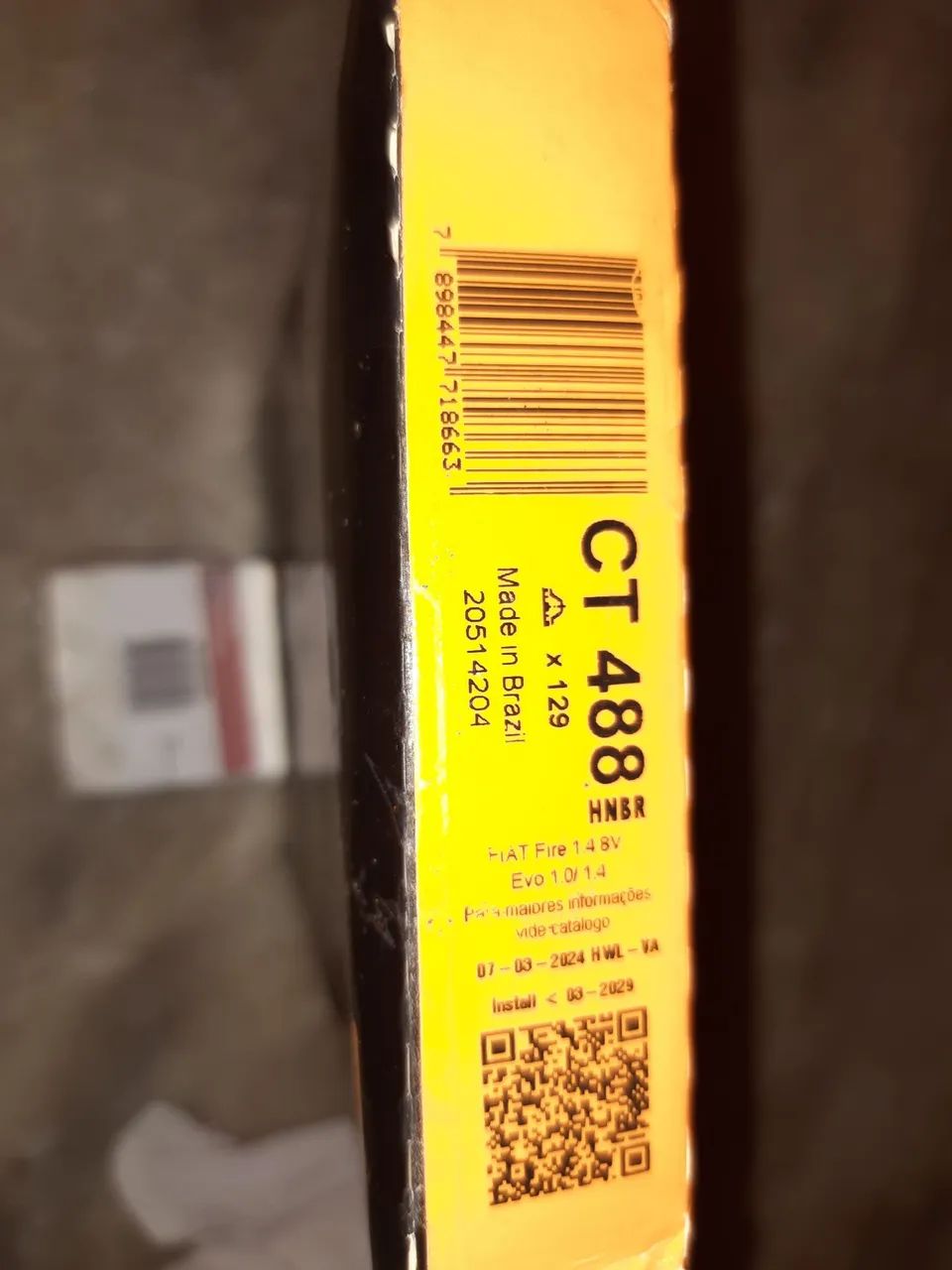 Correia dentada c/ extensor