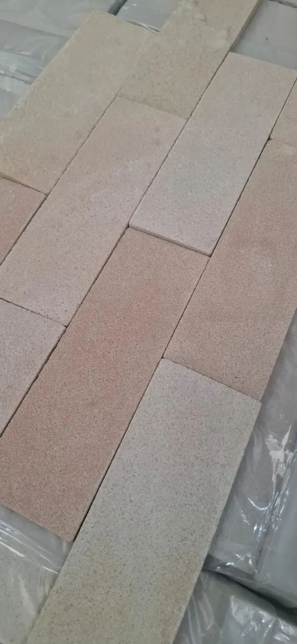 Tijolinho brick coral mesclado SALDO - Cobre 1,2m² - Foto 4