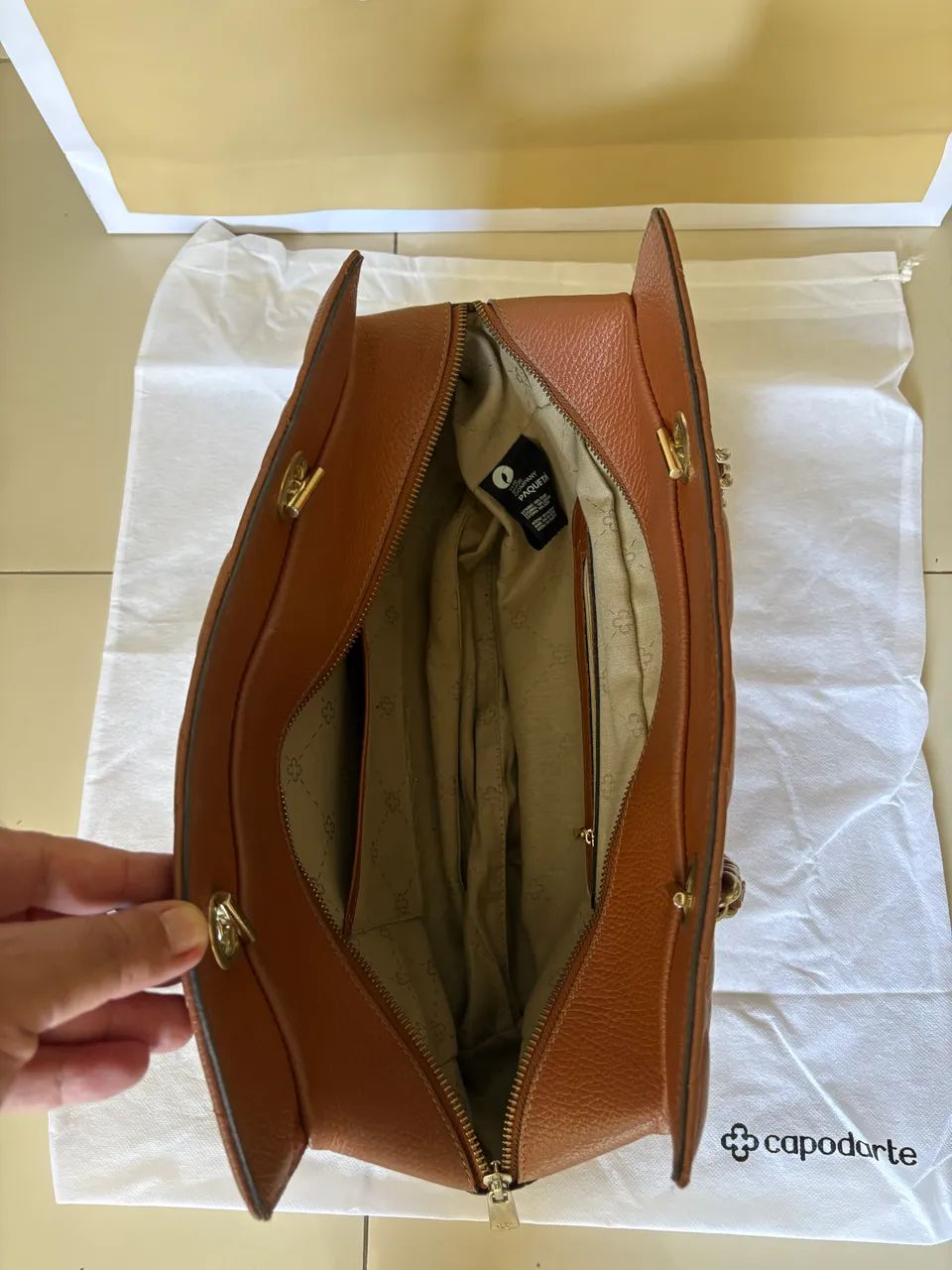 Bolsa de Couro Capodarte  - Foto 3