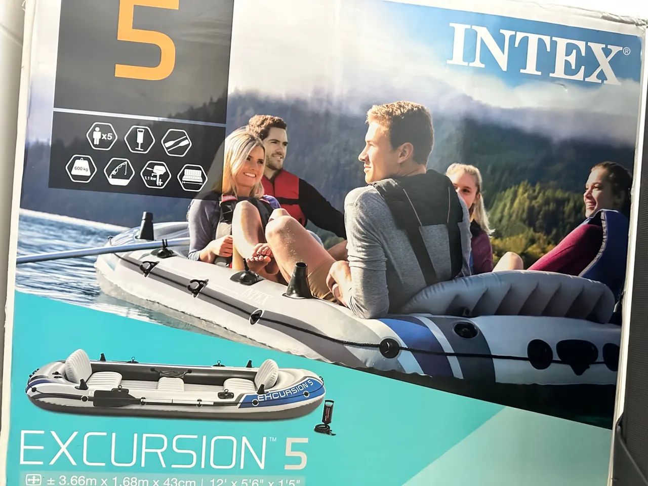 Bote Inflável Excursion 5 - INTEX - Foto 2