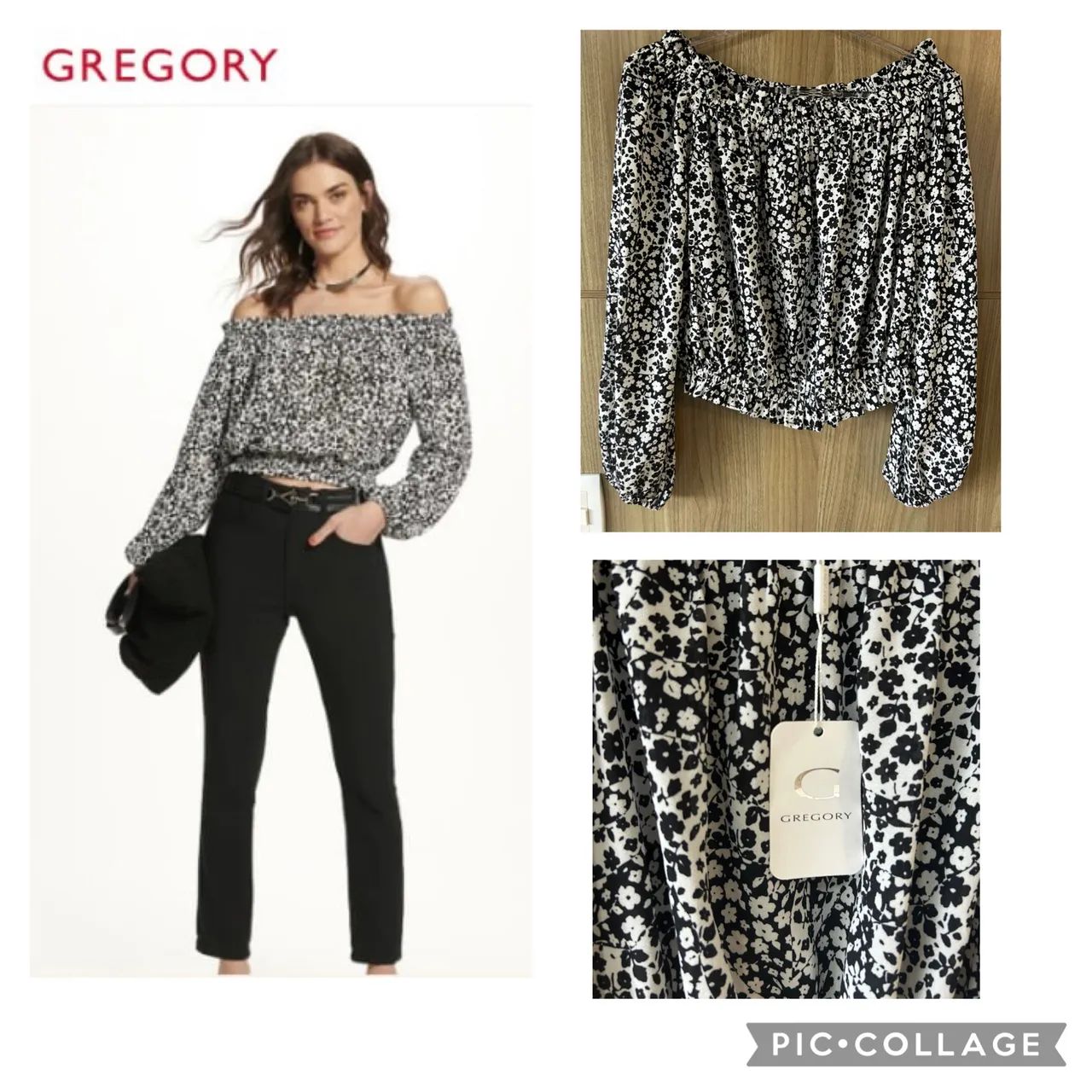 Nova com etiqueta! Blusa Gregory TAM 38