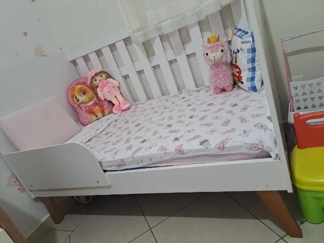 Berço Cama Infantil - Branco