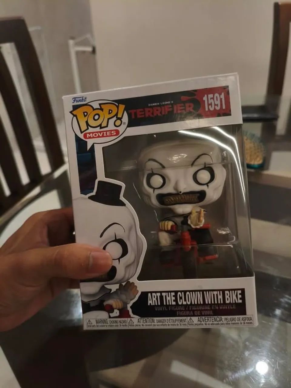 Funko pop Terrifier Art the clown With bike - novo e original - Foto 2