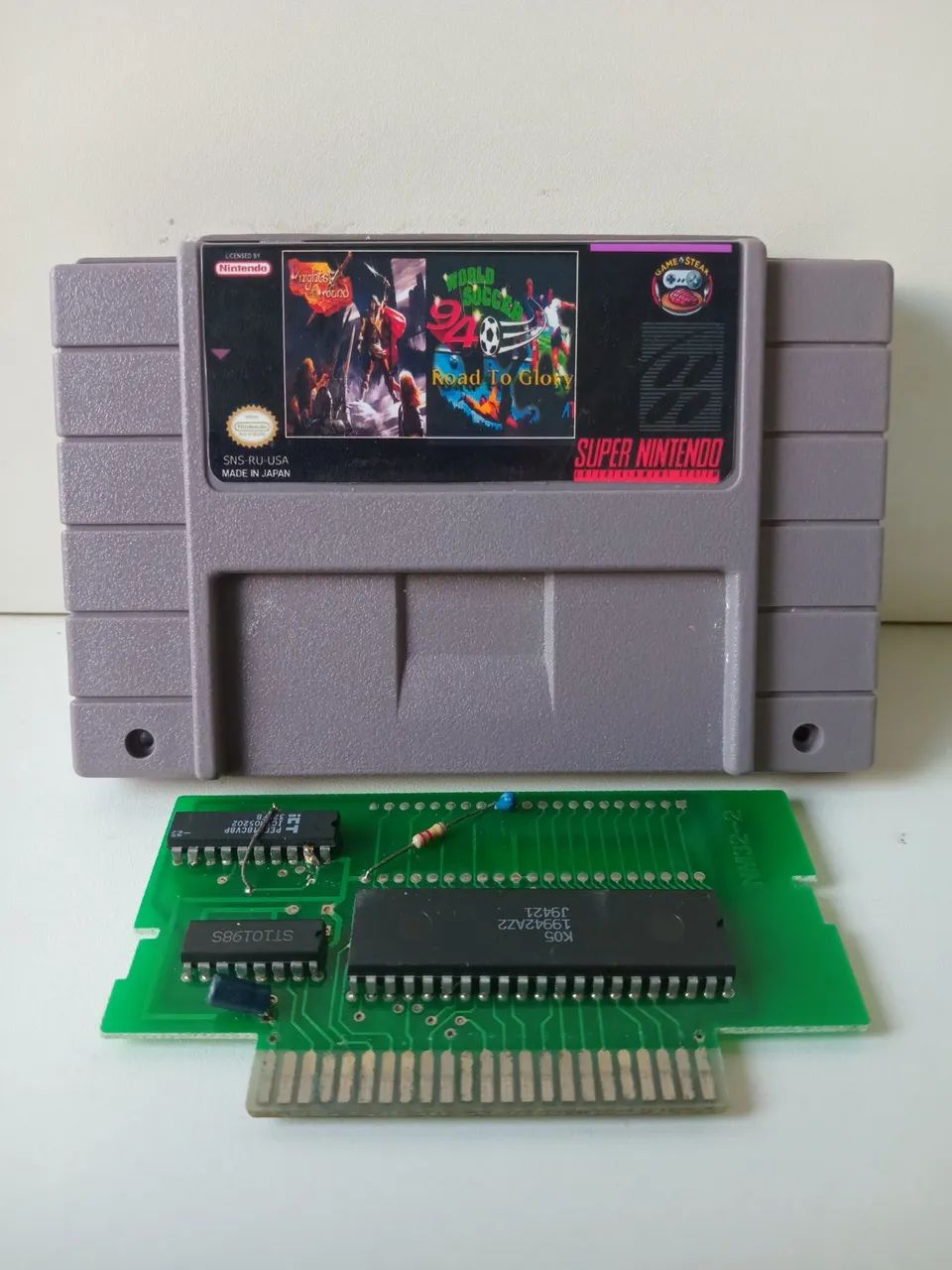 Cartucho 2 em 1 - SNES