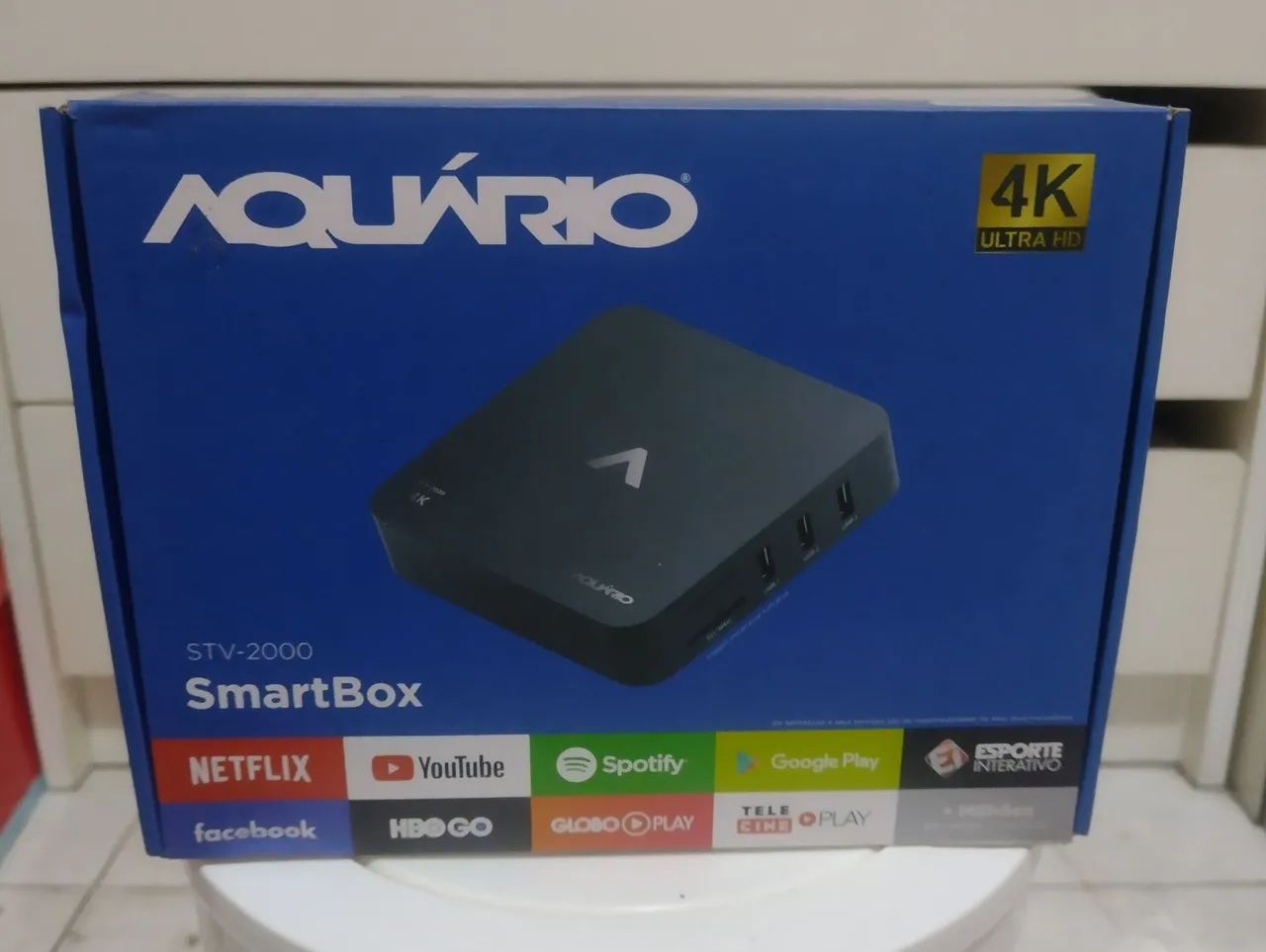 Smart TV Box 4K Aquário STV 2000