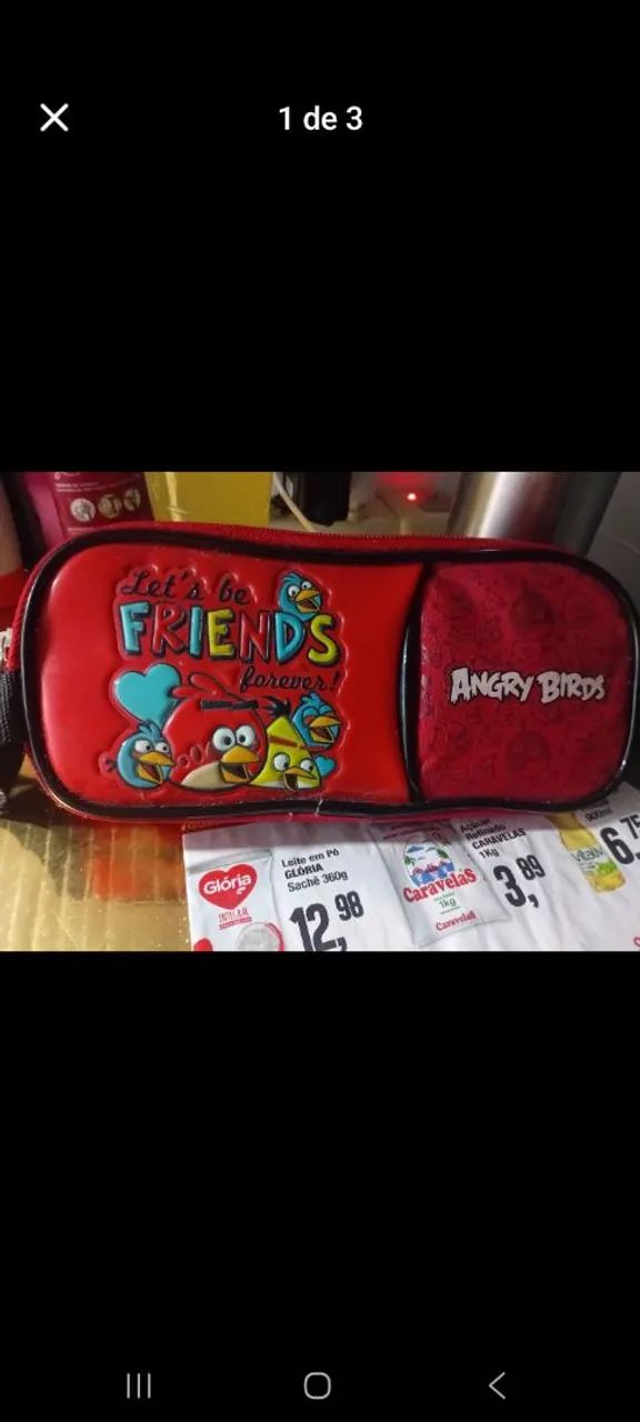 Estojo Angry Birds Original !!!