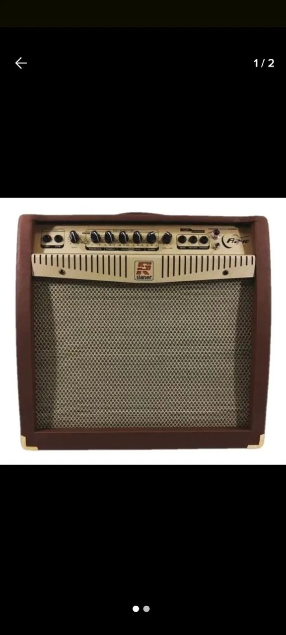 Cubo amplificador acústico para violão, guitarra
