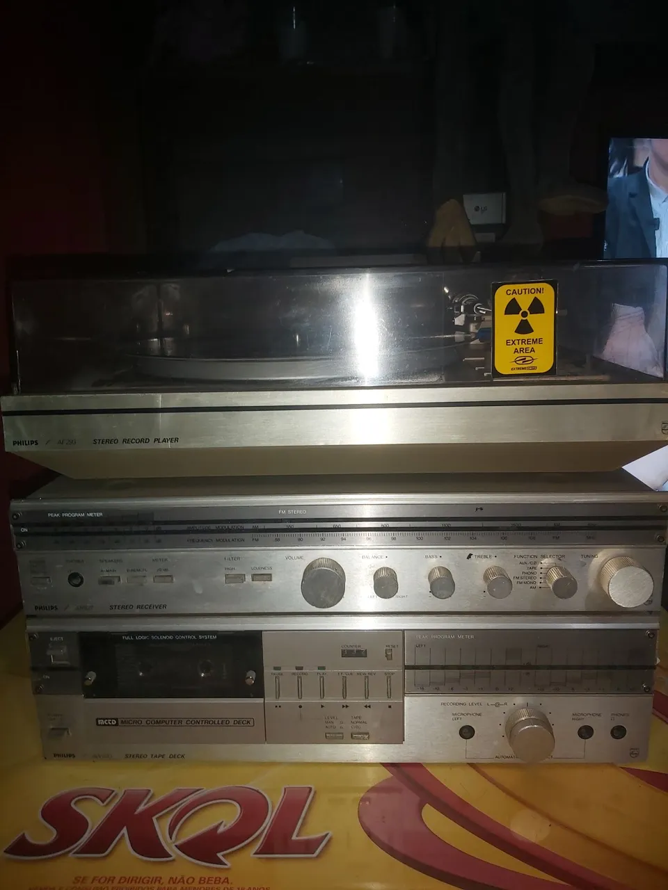 Aparelho de Som Philips Vintage
