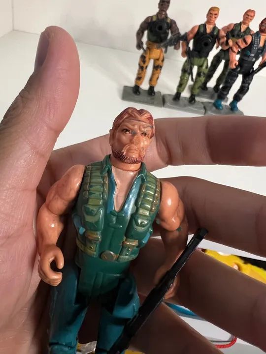 Bonecos Sos Comandos Soldados Militar Coleção Anos 80 - Foto 4