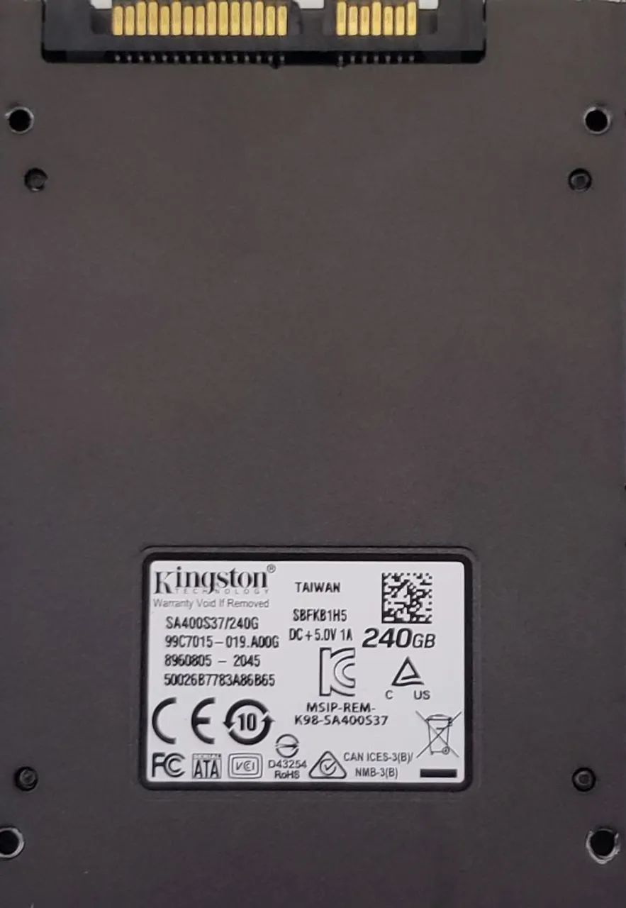 SSD Kingston 240GB  (desconto para Guilherme) - Foto 2