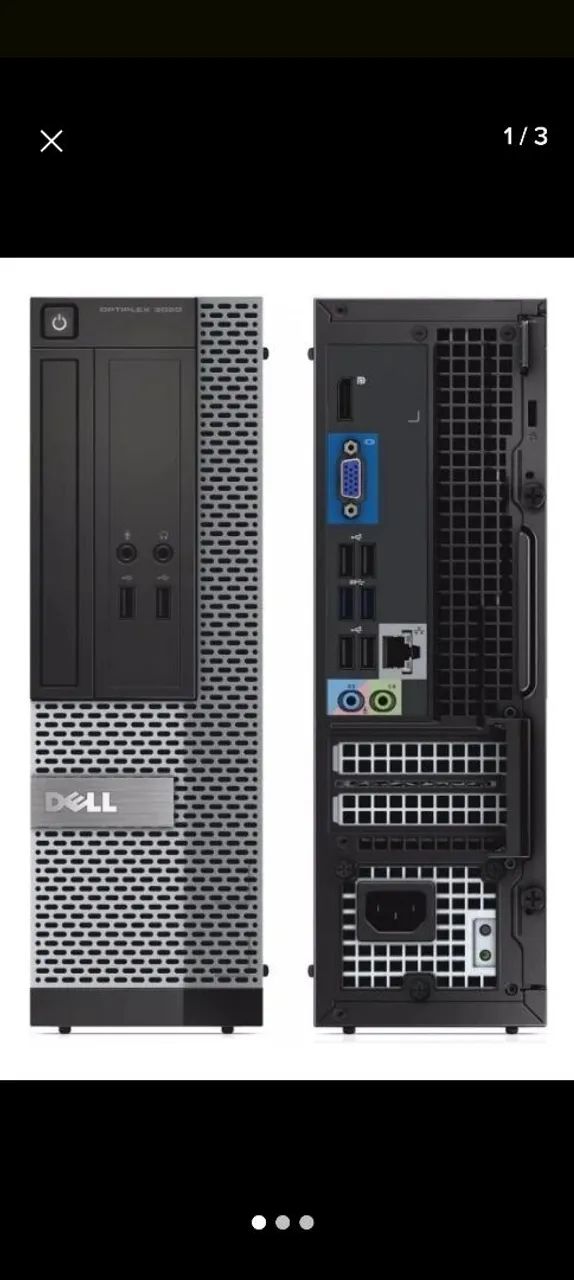 Computador Pc Dell i5 com SSD de 128 gb e 8gb de memória  - Foto 3