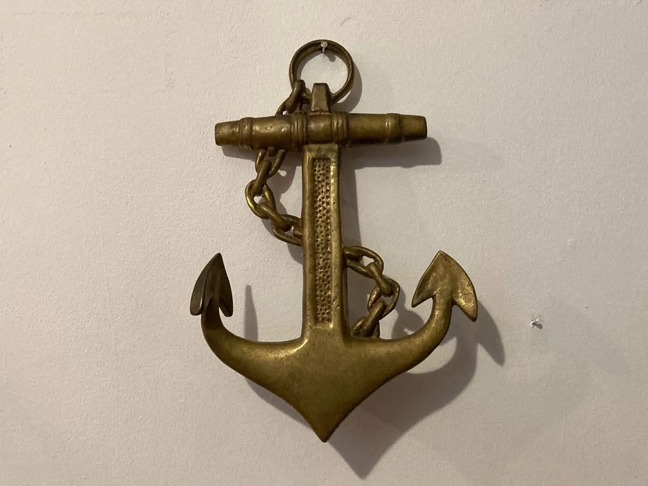 Decorativa Âncora em bronze antigo
