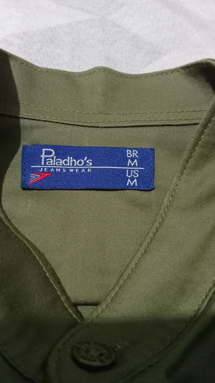 Camisa Paladho's Social Verde Militar  - Foto 3