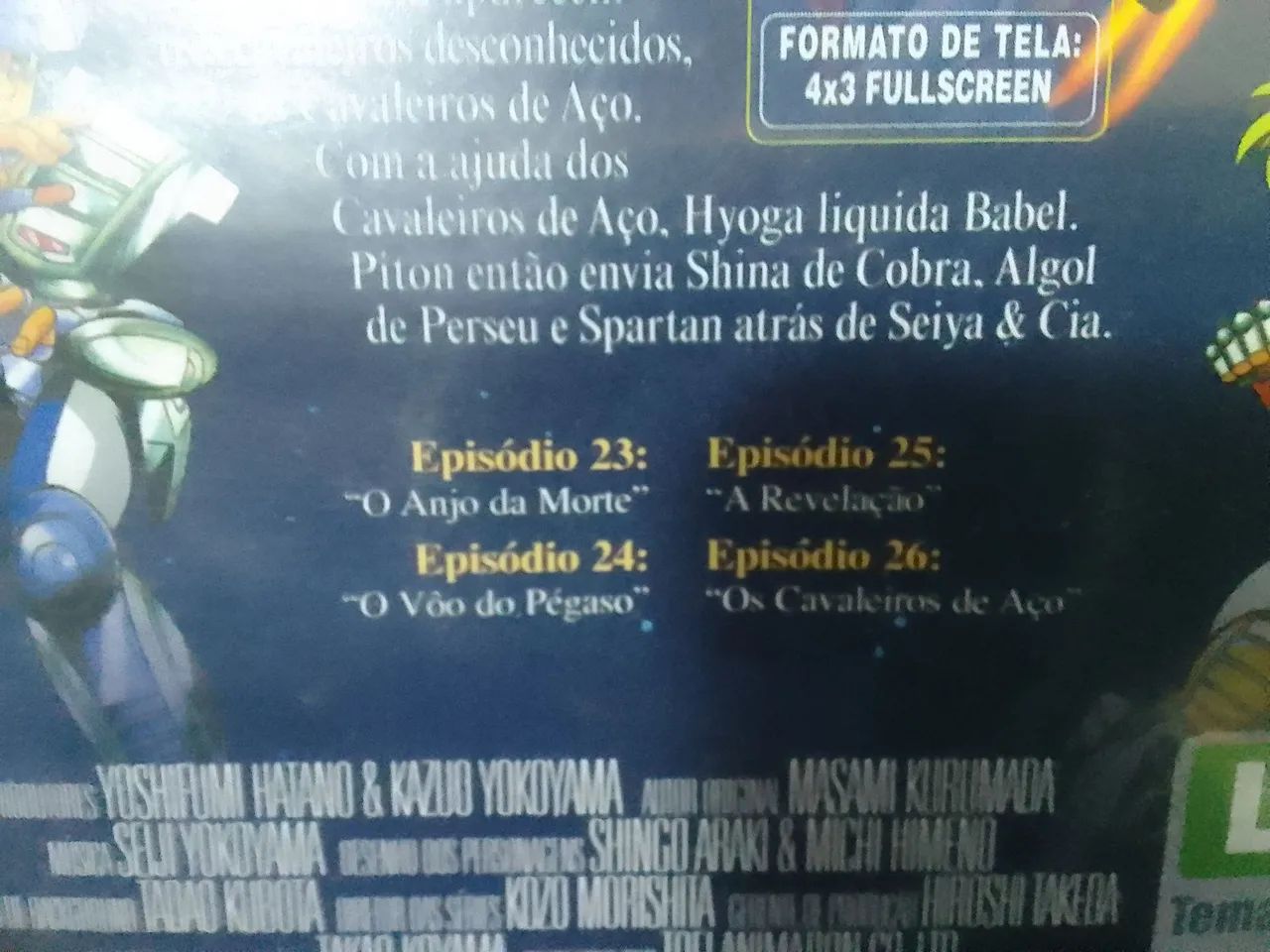 DVD Os Cavaleiros do Zodíaco - VOL 6. - Foto 5
