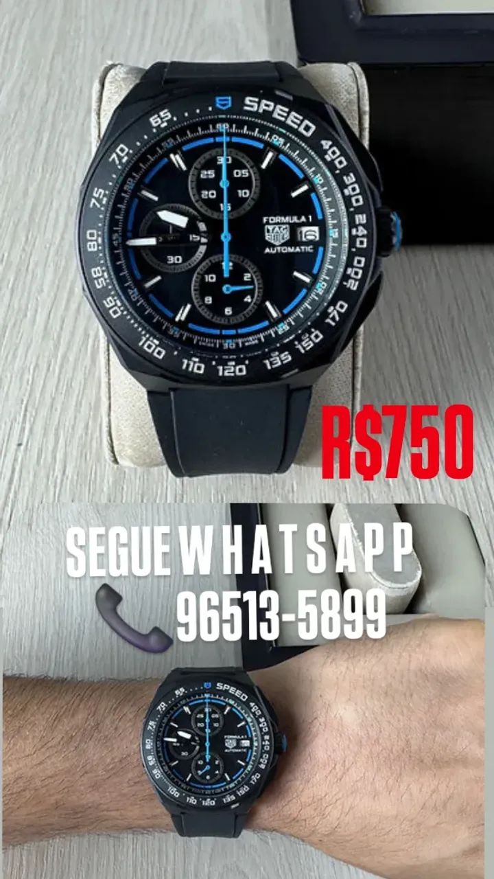 Relógio TAG HEUER FORMULA 1 SPEED AUTOMÁTICO E FUNCIONAL 