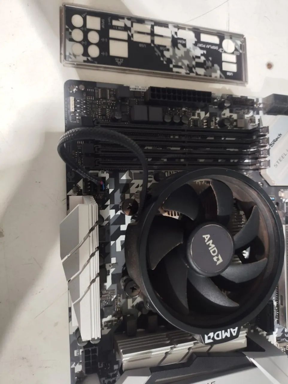 Placa Mae Amd Asrock B450M Steel Legend - Foto 3