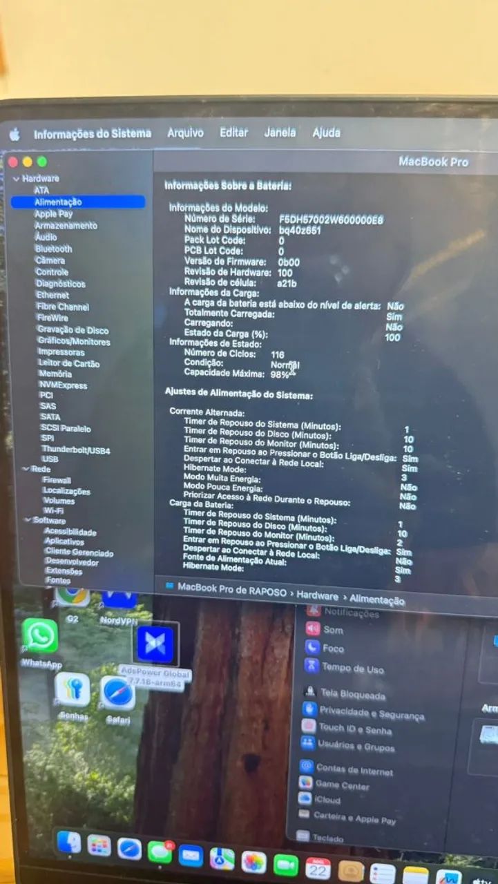 Macbook Pro M3 Max 16' 36Gb Ram 1Tb SSD - 116 ciclos Bat. 98% - Foto 3