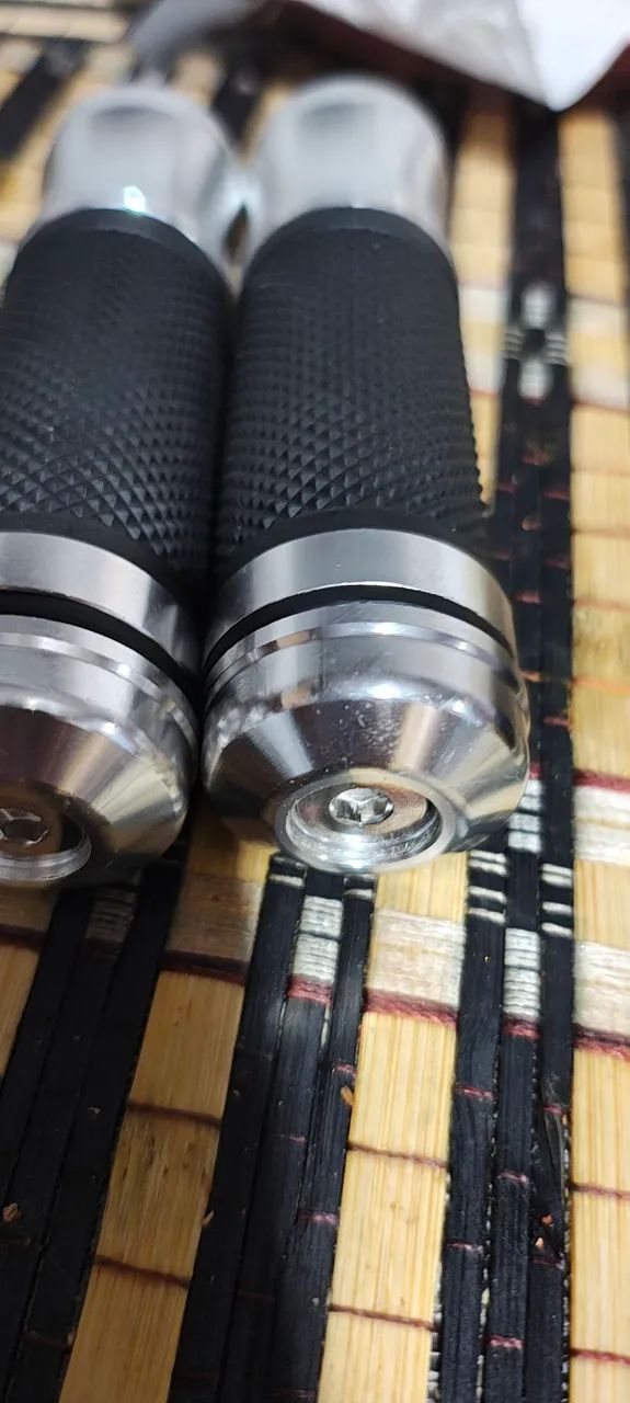 Manoplas para Moto - Alumínio e Borracha - Foto 2