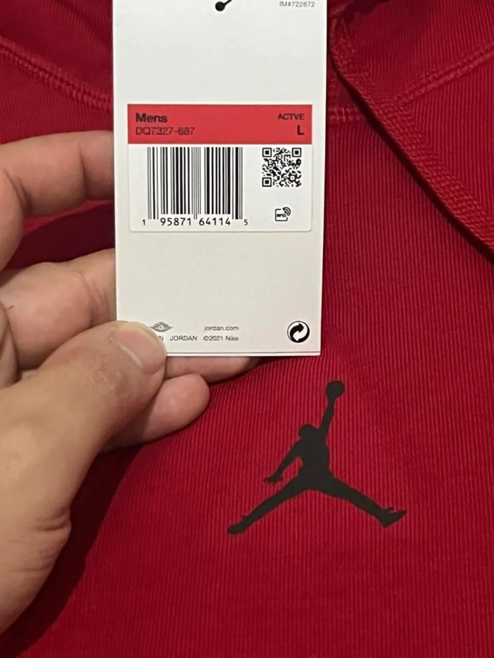 Blusão Air Jordan Jumpman Red 100% Original - Foto 5